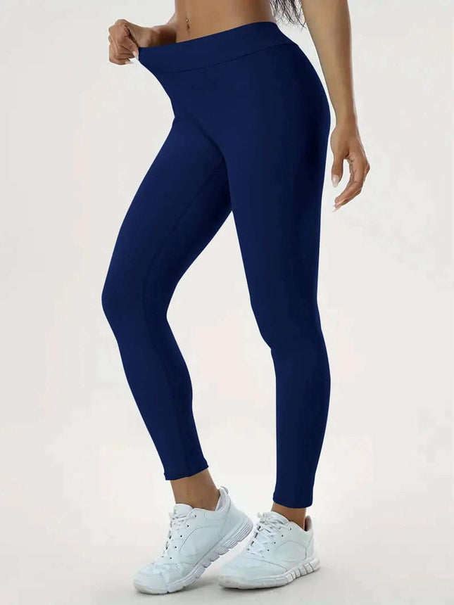 Women's Yoga Pants High Waist Lift High Elastic Tight Fitness Trousers Fendax 0