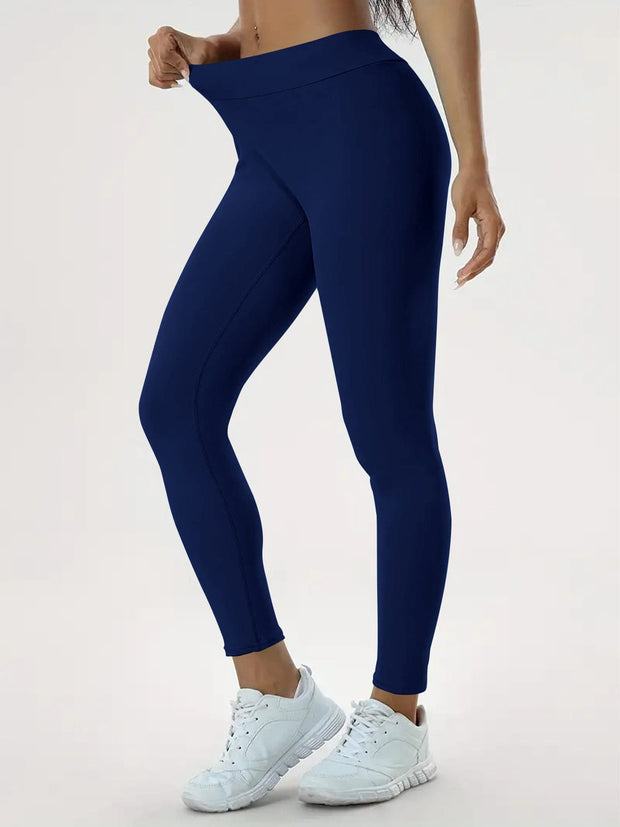 Trendsi 0 Navy Blue / S Women's Yoga Pants High Waist Lift High Elastic Tight Fitness Trousers