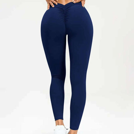Women's Yoga Pants High Waist Lift High Elastic Tight Fitness Trousers Fendax 0