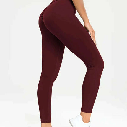 Women's Yoga Pants High Waist Lift High Elastic Tight Fitness Trousers Fendax 0