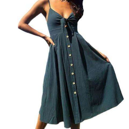 Women Summer Dresses Sleeveless Backless Strap Long Close-fitting Sheath Female Party Evening Dresses Vestidos Fendax 0